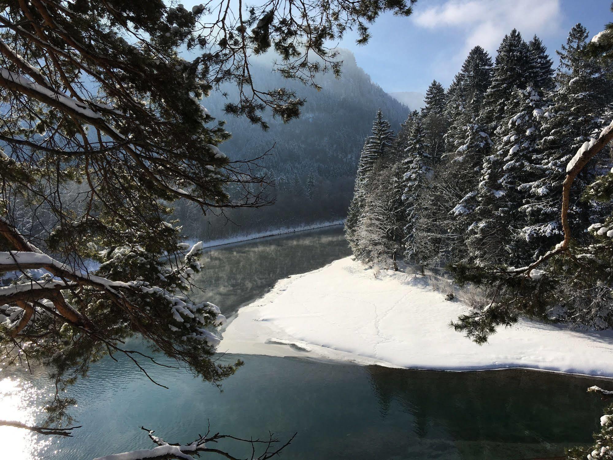 Hotel Pension Schwansee ชวานเกา ภายนอก รูปภาพ